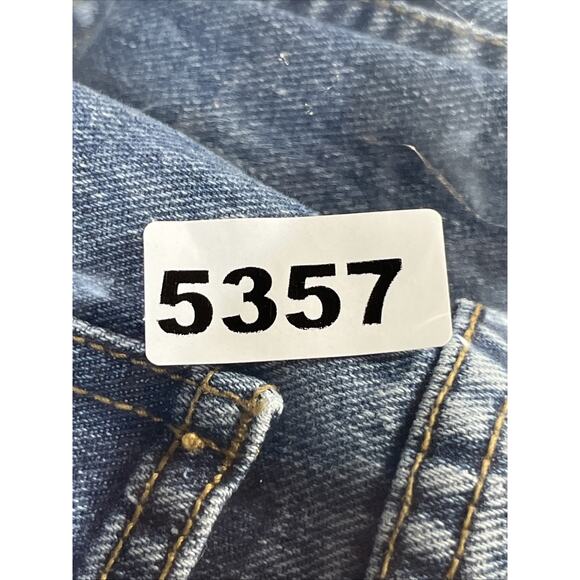 American Eagle Button Fly Straight Leg Jeans Womens 10 Medium Wash Denim USA - Picture 15 of 15